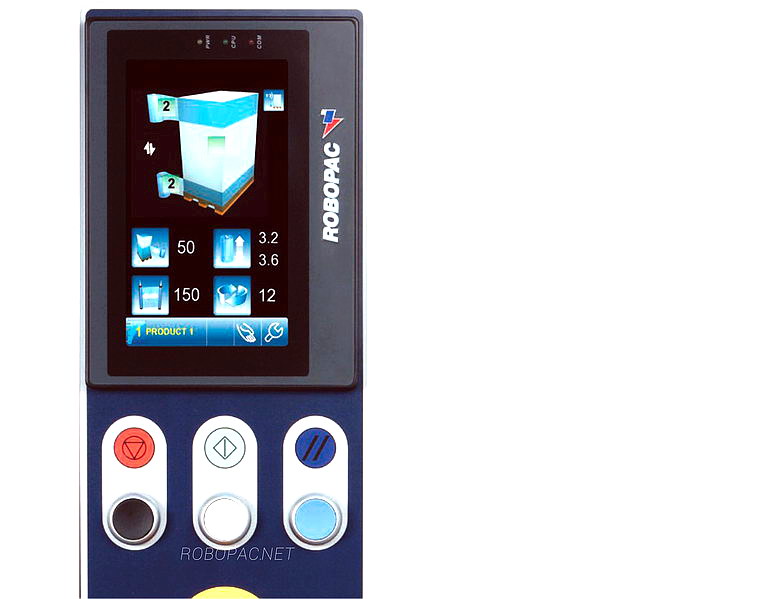 托盤在線式纏繞機(jī)面板